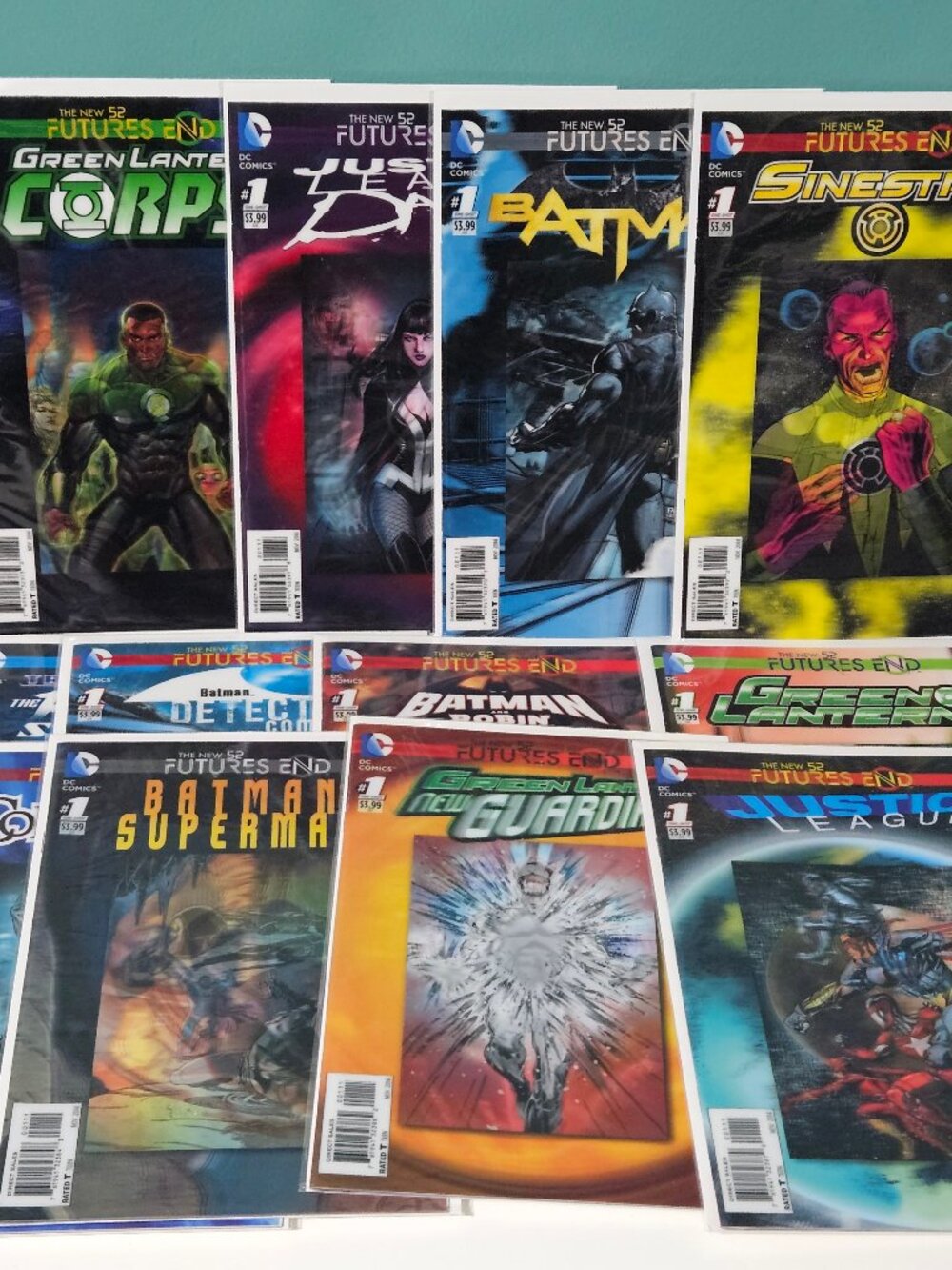 New 52 Future's End One Shots Lot of 12 DC Comics #1 2014 Lenticular Covers C077